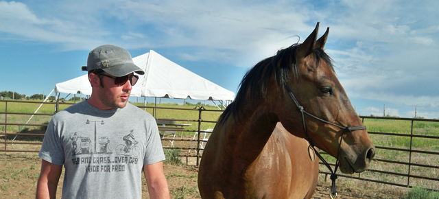 Brandon Sutton and Mikey at Vista Caballo, June 2010